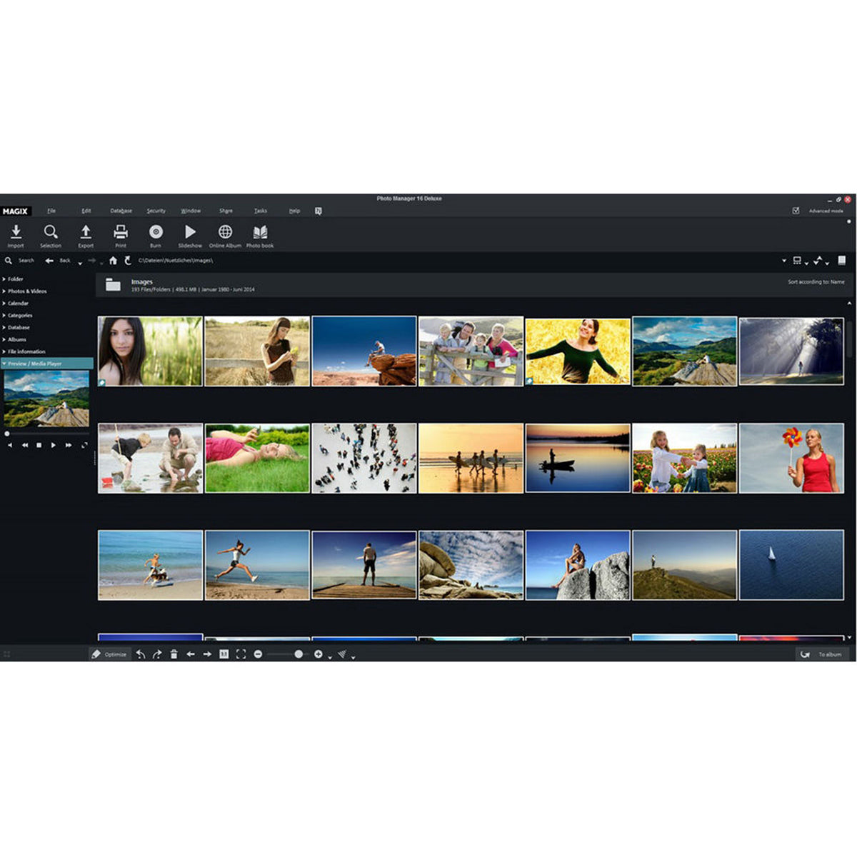 Magix Photo Manager Deluxe 17 - Instant Download for Windows