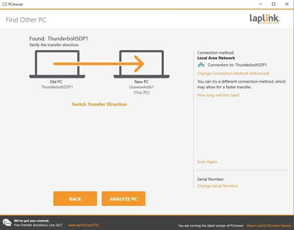 Laplink PCmover Express 11 - Instant Download for Windows
