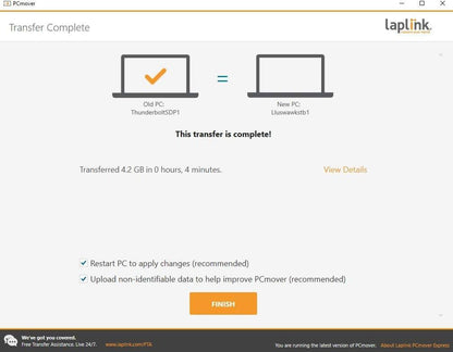 Laplink PCmover Express 11 - Instant Download for Windows