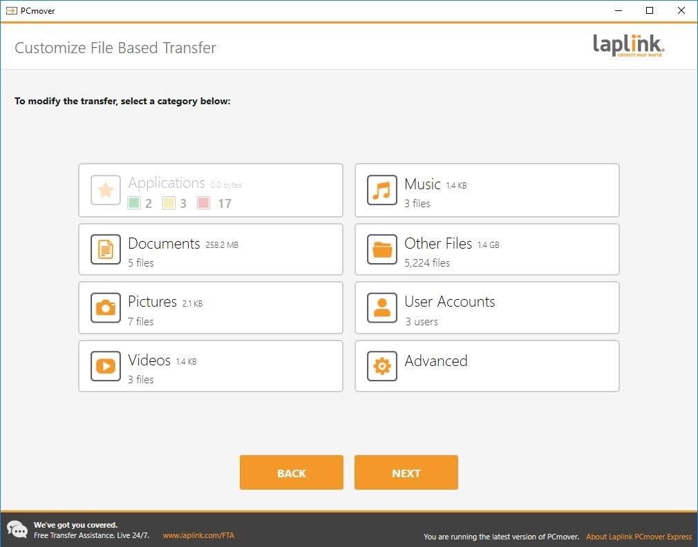 Laplink PCmover Express 11 - Instant Download for Windows