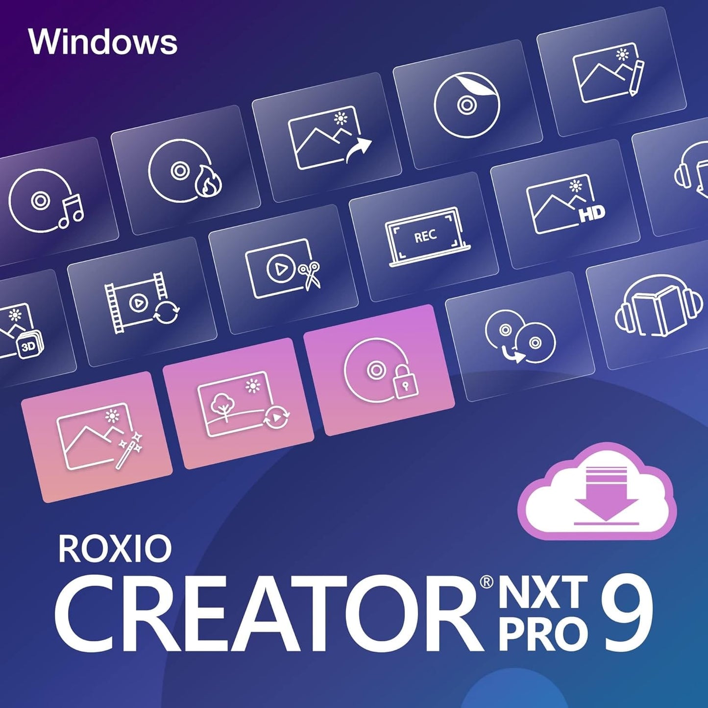Roxio Creator NXT 9 Pro - Instant Download for Windows