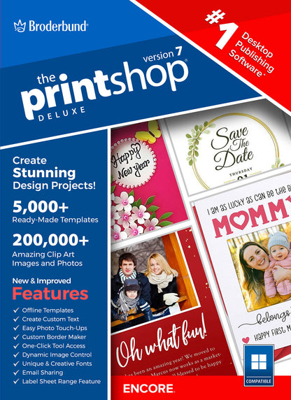 The Print Shop Deluxe 7 - Instant Download for Windows