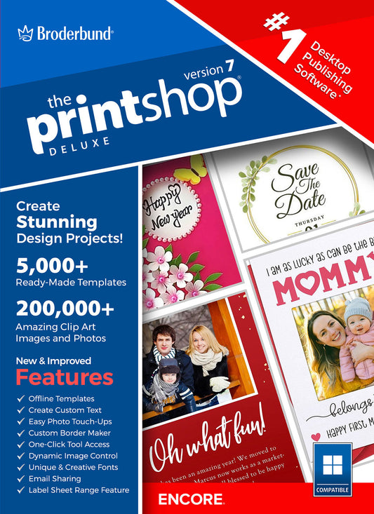 The Print Shop Deluxe 7 - Instant Download for Windows