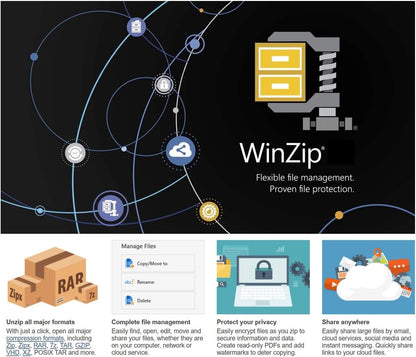 Corel WinZip 21 Pro - Instant Download for Windows