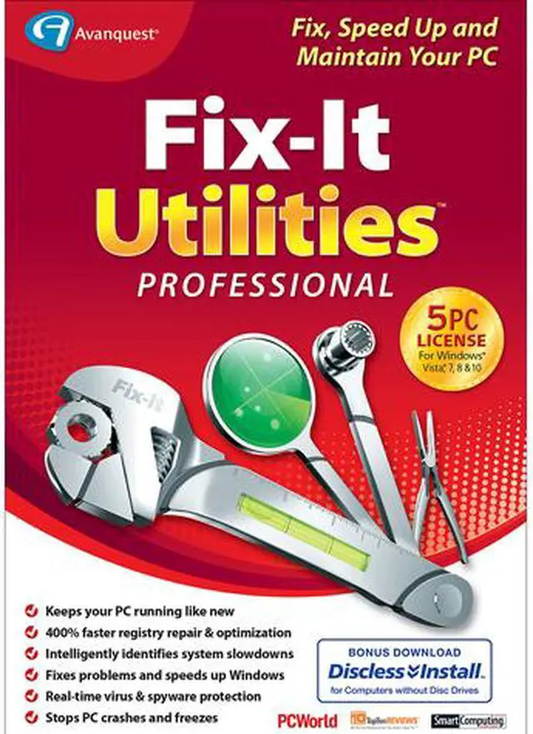 Avanquest Fix-It Utilities Professional - Instant Download for Windows