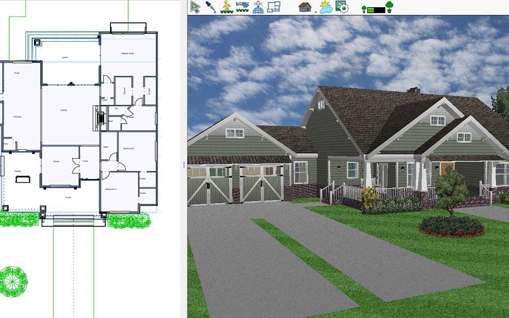 FloorPlan 2025 Home & Landscape Deluxe - Instant Download for Windows