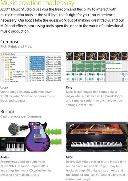 Magix Acid Music Studio 10 - Instant Download for Windows