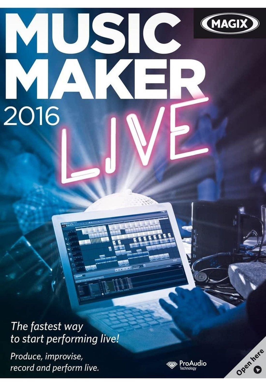 Magix Music Maker 2016 Live - Instant Download for Windows