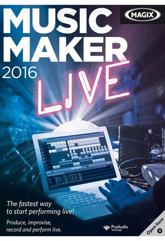 Magix Music Maker 2016 Live - Instant Download for Windows
