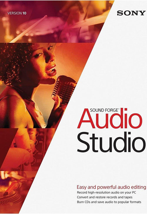 Magix Sound Forge Audio Studio 10 - Instant Download for Windows