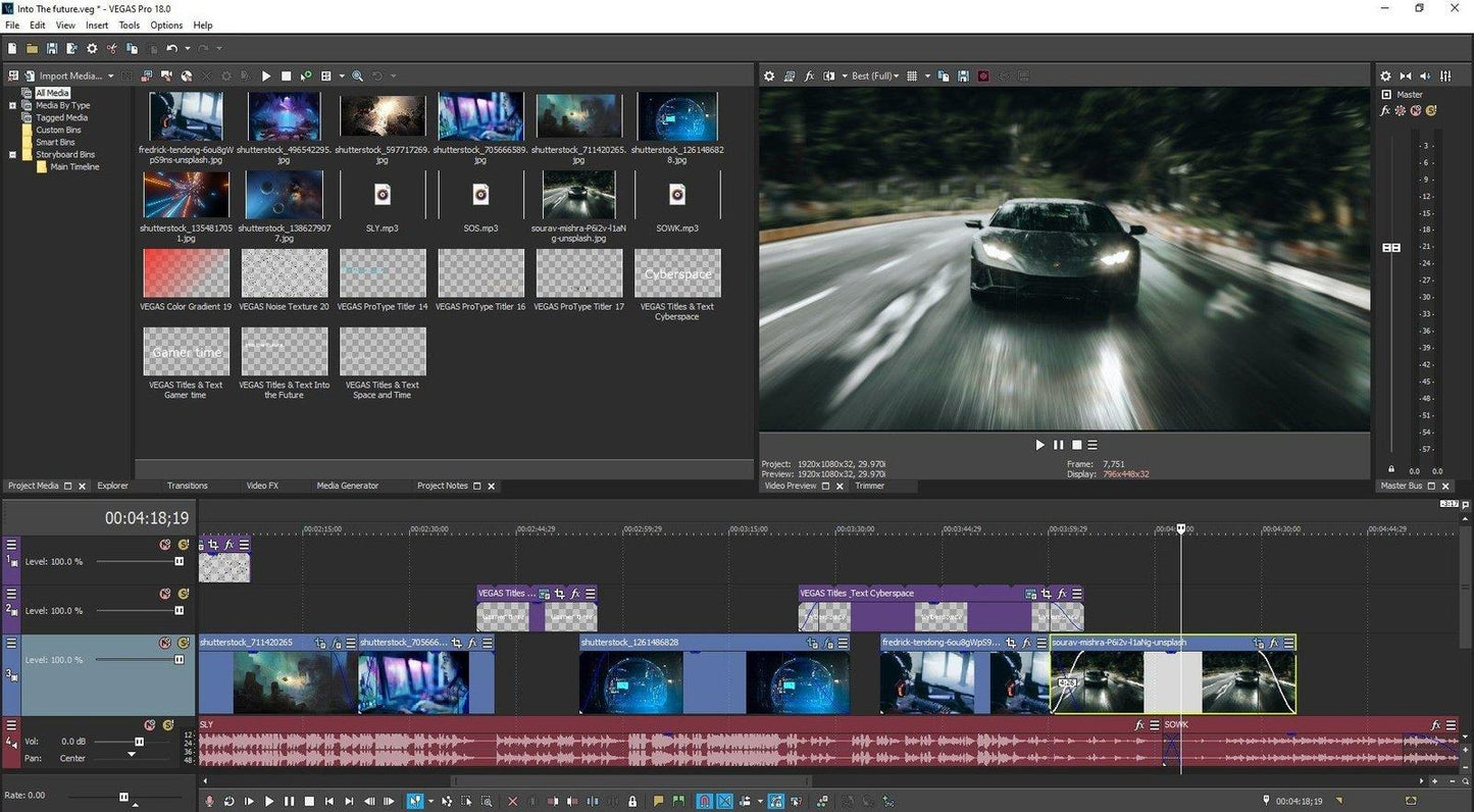 Magix Vegas Pro Edit 18 - Instant Download for Windows