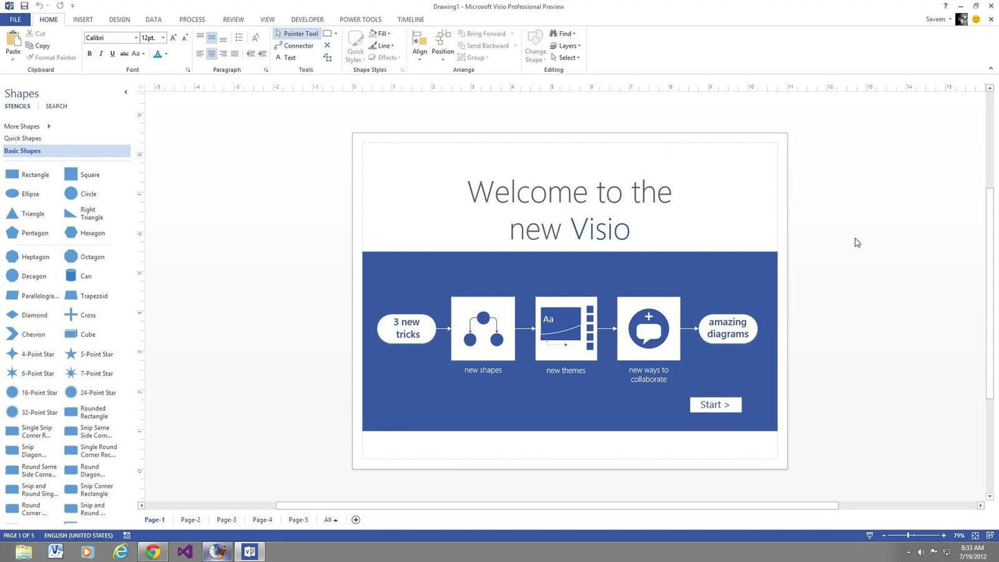 Microsoft Visio Standard 2019 - Instant Download for Windows
