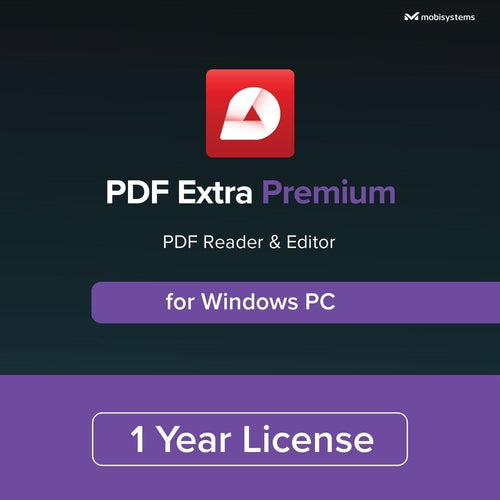 MobiSystems PDF Extra Premium - Instant Download for Windows