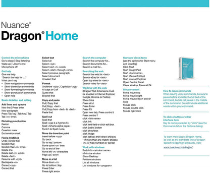 Nuance Dragon Home 15 - Instant Download for Windows