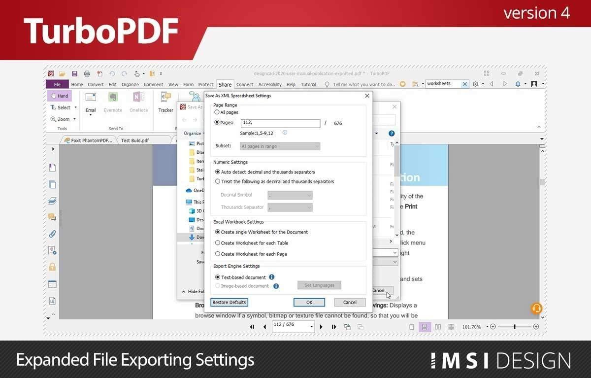 TurboPDF v4 - Instant Download for Windows