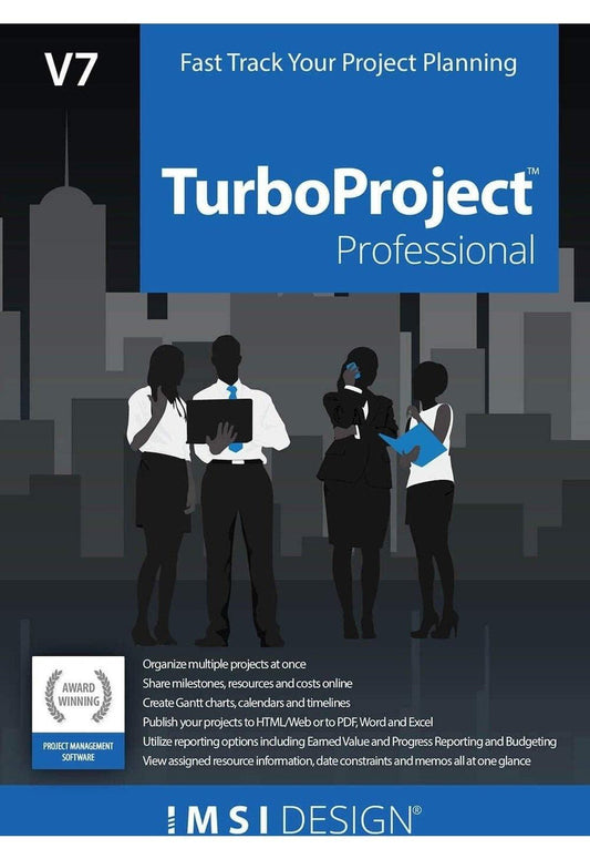 TurboProject Professional v7 - Instant Download for Windows